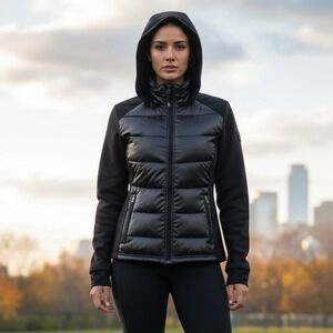 Women's Black Puffer Jacket
